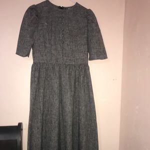 Long Gray Dress